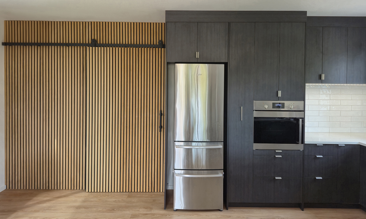 Acoustic Clad Accessible Sliding Door