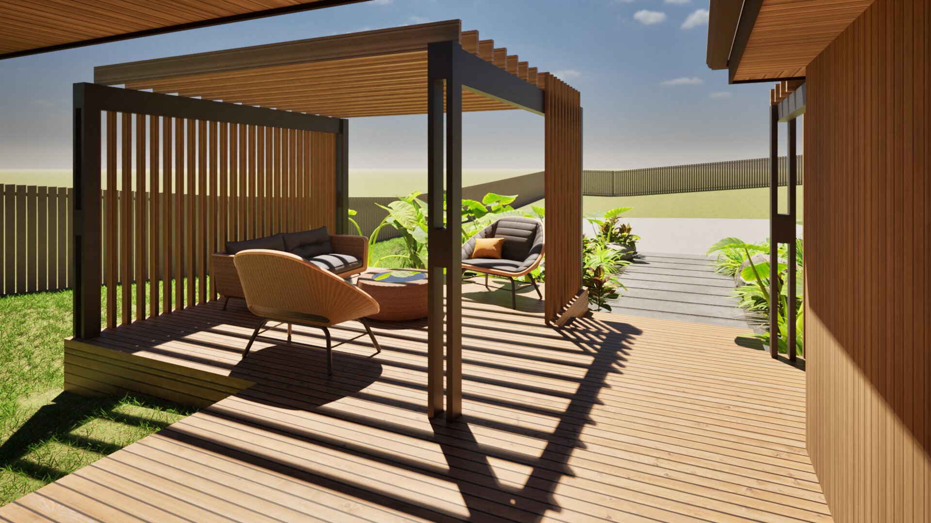 Beachfront Cottage Alteration - interior living space