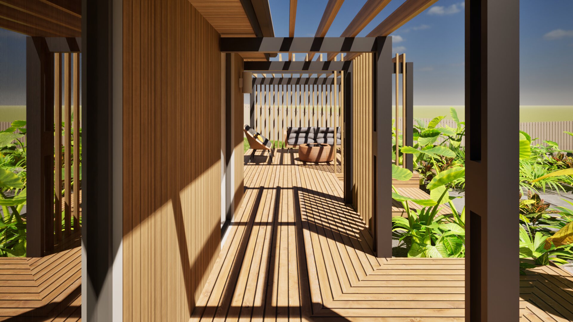 Beachfront Cottage Alteration - detail view