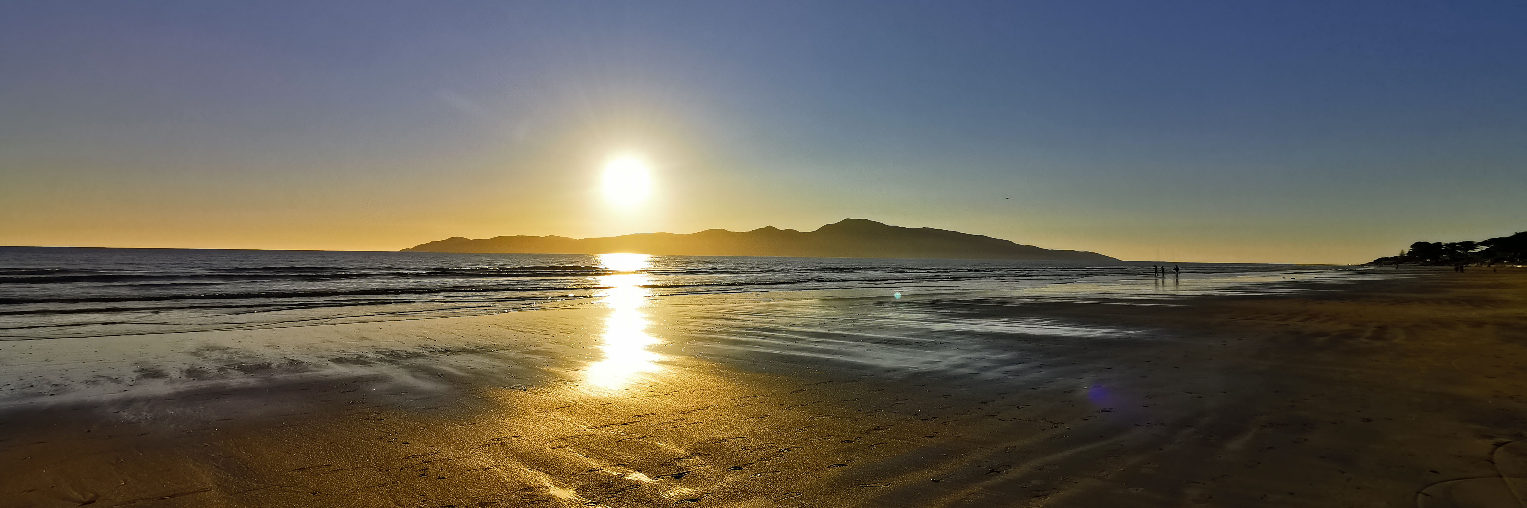 View of Kapiti Island from the Kapiti Coast